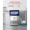 imageVEVOR 200lbs24H Commercial Ice Maker Machine with Drain Pump 66lbs Storage Capacity Ice Maker 108 Ice Cubes in 15 Minutes LED Digital Display Freestanding SelfCleaning for Bar Office RestaurantSilver