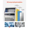 imageVEVOR 200lbs24H Commercial Ice Maker Machine with Drain Pump 66lbs Storage Capacity Ice Maker 108 Ice Cubes in 15 Minutes LED Digital Display Freestanding SelfCleaning for Bar Office RestaurantSilver