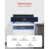 imageVEVOR 200lbs24H Commercial Ice Maker Machine with Drain Pump 66lbs Storage Capacity Ice Maker 108 Ice Cubes in 15 Minutes LED Digital Display Freestanding SelfCleaning for Bar Office RestaurantSilver