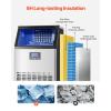 imageVEVOR 200lbs24H Commercial Ice Maker Machine with Drain Pump 66lbs Storage Capacity Ice Maker 108 Ice Cubes in 15 Minutes LED Digital Display Freestanding SelfCleaning for Bar Office RestaurantSilver