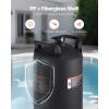 imageVEVOR 2025 PRO Cartridge Pool Filter Tank ampamp Element for Above Ground ampamp Inground Pools Large 320325Sq Ft Cleaner System Compatible WPumps 2 to 25 HP Up to 11769 GPH for Pools Up to 94150 GallonsUpgraded Version 725 sqft w 8 Filters