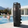 imageVEVOR 2025 PRO Cartridge Pool Filter Tank ampamp Element for Above Ground ampamp Inground Pools Large 320325Sq Ft Cleaner System Compatible WPumps 2 to 25 HP Up to 11769 GPH for Pools Up to 94150 GallonsUpgraded Version 725 sqft w 8 Filters