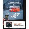 imageVEVOR 2KW Diesel Heater 12V24V All in One Diesel Air Heater with Bluetooth APP Control Remote Control and Display Screen CO Alarm Fast Heating Portable Diesel Heater for Vehicles and OutdoorsBlackOrangeW