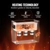 imageVEVOR 2L Sonic Cleaner with Heater Timer ampamp Basket Professional Digital Sonic Cavitation Machine 60W Cleaning Machine for Watch Instruments Glasses Coin Metal Parts Tool6L