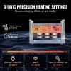 imageVEVOR 2L Sonic Cleaner with Heater Timer ampamp Basket Professional Digital Sonic Cavitation Machine 60W Cleaning Machine for Watch Instruments Glasses Coin Metal Parts Tool15L