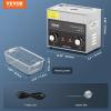 imageVEVOR 2L Sonic Cleaner with Heater Timer ampamp Basket Professional Digital Sonic Cavitation Machine 60W Cleaning Machine for Watch Instruments Glasses Coin Metal Parts Tool3L