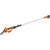 imageVEVOR 2in1 Cordless Pole Saw ampamp Mini Chainsaw 20V 2Ah Battery Pole Chainsaw 5quot Cutting Capacity 8 ft Reach Pole Saw for Branch Cutting ampamp Tree Trimming Battery and Blade Cover Included20V 4Ah renewed
