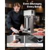 imageVEVOR 304 Vertical Electric Adjustable Speed Stainless Steel Heavy Duty Sausage Filler Meat Stuffer 30LBS15L Capacity Silver25LBS12L Electric New