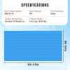 imageVEVOR 32 x 16 ft Rectangle Solar Pool Cover  16 mil Solar Blanket with Bubble Heat Retaining BlueBlue