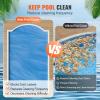 imageVEVOR 32 x 16 ft Rectangle Solar Pool Cover  16 mil Solar Blanket with Bubble Heat Retaining BlueBlue