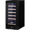 imageVEVOR 32Bottle Wine Cooler Dual Zone ampamp Dual Temperature Wine Fridge Freestanding Refrigerator with Digital Control Tempered Glass Door with UV Protection Red ampamp White Wine Storage for Home Bar30 Bottles