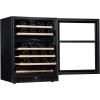 imageVEVOR 32Bottle Wine Cooler Dual Zone ampamp Dual Temperature Wine Fridge Freestanding Refrigerator with Digital Control Tempered Glass Door with UV Protection Red ampamp White Wine Storage for Home Bar46 Bottles