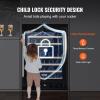 imageVEVOR 32Bottle Wine Cooler Dual Zone ampamp Dual Temperature Wine Fridge Freestanding Refrigerator with Digital Control Tempered Glass Door with UV Protection Red ampamp White Wine Storage for Home Bar46 Bottles