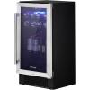 imageVEVOR 32Bottle Wine Cooler Dual Zone ampamp Dual Temperature Wine Fridge Freestanding Refrigerator with Digital Control Tempered Glass Door with UV Protection Red ampamp White Wine Storage for Home Bar15