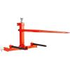 imageVEVOR 39quot Hay Spear Bale Spears 1600lbs Loading Capacity Skid Steer Loader Tractor Bucket Attachment with 2pcs 175quot Stabilizer Spears and 60quot Chain Quick Attach Spike ForksThreepoint type