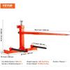 imageVEVOR 39quot Hay Spear Bale Spears 1600lbs Loading Capacity Skid Steer Loader Tractor Bucket Attachment with 2pcs 175quot Stabilizer Spears and 60quot Chain Quick Attach Spike ForksThreepoint type
