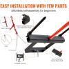 imageVEVOR 39quot Hay Spear Bale Spears 1600lbs Loading Capacity Skid Steer Loader Tractor Bucket Attachment with 2pcs 175quot Stabilizer Spears and 60quot Chain Quick Attach Spike ForksHorizontal type