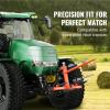 imageVEVOR 39quot Hay Spear Bale Spears 1600lbs Loading Capacity Skid Steer Loader Tractor Bucket Attachment with 2pcs 175quot Stabilizer Spears and 60quot Chain Quick Attach Spike ForksThreepoint type