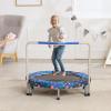 imageVEVOR 3FT Trampoline 36quot IndoorOutdoor for Toddlers Foldable Mini Baby With Foam Handle Recreational Birthday GiftBold Support  Galaxy Pattern