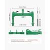 imageVEVOR 3Point Quick Hitch with 2 in Receiver 3000 Lbs Lift Capacity 3Pt Hitch with 5 Level Adjustable Bolt Adaptation to Category 1 ampamp 2 Tractor Heavy Duty 3 Point Attachments OrangeGreen