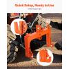 imageVEVOR 3Point Quick Hitch with 2 in Receiver 3000 Lbs Lift Capacity 3Pt Hitch with 5 Level Adjustable Bolt Adaptation to Category 1 ampamp 2 Tractor Heavy Duty 3 Point Attachments OrangeOrange