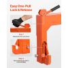 imageVEVOR 3Point Quick Hitch with 2 in Receiver 3000 Lbs Lift Capacity 3Pt Hitch with 5 Level Adjustable Bolt Adaptation to Category 1 ampamp 2 Tractor Heavy Duty 3 Point Attachments OrangeOrange