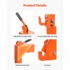 imageVEVOR 3Point Quick Hitch with 2 in Receiver 3000 Lbs Lift Capacity 3Pt Hitch with 5 Level Adjustable Bolt Adaptation to Category 1 ampamp 2 Tractor Heavy Duty 3 Point Attachments OrangeOrange