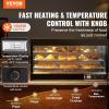 imageVEVOR 3Tier Commercial Food Warmer Display 1200W Food Display Warmer with Light Adjustable Shelf and Temperature Display 86185 Steam Heating 111L for Hamburger Pizza Bread Fried ChickenSCCJ603