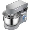 imageVEVOR 3in1 Multifunctional Stand Mixer 6QT Stainless Steel Bowl 660W 6P Speeds Tilthead Food Mixer with Dough Hook Wire Whip Flat Beater Meat Grinder Juice Blender for Baking Mixing Black58 QTGray