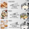 imageVEVOR 3in1 Multifunctional Stand Mixer 6QT Stainless Steel Bowl 660W 6P Speeds Tilthead Food Mixer with Dough Hook Wire Whip Flat Beater Meat Grinder Juice Blender for Baking Mixing Black58 QTGray