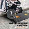 imageVEVOR 3quot Rise Rubber Threshold Ramp for DoorwayDoor Ramp with NonSlip Textured Surface33069lbs Load Capacity Rubber Curb Ramp for Wheelchair and ScooterBlack