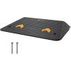 imageVEVOR 3quot Rise Rubber Threshold Ramp for DoorwayDoor Ramp with NonSlip Textured Surface33069lbs Load Capacity Rubber Curb Ramp for Wheelchair and ScooterBlack