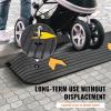 imageVEVOR 3quot Rise Rubber Threshold Ramp for DoorwayDoor Ramp with NonSlip Textured Surface33069lbs Load Capacity Rubber Curb Ramp for Wheelchair and ScooterBlack