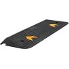 imageVEVOR 3quot Rise Rubber Threshold Ramp for DoorwayDoor Ramp with NonSlip Textured Surface33069lbs Load Capacity Rubber Curb Ramp for Wheelchair and ScooterBlack