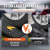 imageVEVOR 3quot Rise Rubber Threshold Ramp for DoorwayDoor Ramp with NonSlip Textured Surface33069lbs Load Capacity Rubber Curb Ramp for Wheelchair and ScooterBlack