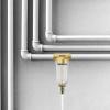 imageVEVOR 40300 Micron Sediment Filter 20GPM Spin Down Water Filter Reusable Upgrade Flushable PreFiltration Whole House Sediment Filter for WellCity Water Brass Head 34quot FNPT  1quot MNPT40300m Prefilter