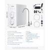 imageVEVOR 40300 Micron Sediment Filter 20GPM Spin Down Water Filter Reusable Upgrade Flushable PreFiltration Whole House Sediment Filter for WellCity Water Brass Head 34quot FNPT  1quot MNPT400 GPD RO System