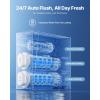 imageVEVOR 40300 Micron Sediment Filter 20GPM Spin Down Water Filter Reusable Upgrade Flushable PreFiltration Whole House Sediment Filter for WellCity Water Brass Head 34quot FNPT  1quot MNPT400 GPD RO System