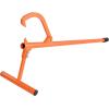 imageVEVOR 48quot Timberjack Log Lifter Adjustable Heavy Duty Log Roller Cant Hook Log Jack with Rubber Grip ampamp Triangular Support Log Cant Hook Logging Tools for Rolling and Lifting Logs up to 25quot DiaSteel Handle 48