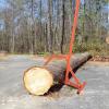 imageVEVOR 48quot Timberjack Log Lifter Adjustable Heavy Duty Log Roller Cant Hook Log Jack with Rubber Grip ampamp Triangular Support Log Cant Hook Logging Tools for Rolling and Lifting Logs up to 25quot DiaSteel Handle 48 for Up to 25 Logs