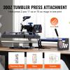 imageVEVOR 5 in 1 Heat Press Machine Heat Transfer Machine with 30 oz Tumbler Press 15 x 15 inch 360 Swing Away TShirt Pressing Fast Even Heating for TShirtsMugsPlatesHats BlackBlue5 in 1 Blue15x1530OZ