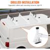 imageVEVOR 54quot Van Roof Ladder Racks 600 lbs Capacity HeavyDuty Steel Roof Racks for Van Drilling Racks with Straps Fit for Ford Transit 150 250 350 20152022 2 BarsWhite