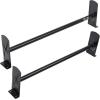 imageVEVOR 54quot Van Roof Ladder Racks 600 lbs Capacity HeavyDuty Steel Roof Racks for Van Drilling Racks with Straps Fit for Ford Transit 150 250 350 20152022 2 BarsBlack