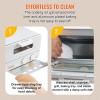 imageVEVOR 5IN1 Steam Oven Toaster 12L Convection Oven 1300W Steam Toaster Oven Countertop Combo with Grill Pizza Pan Gloves 2 Slices Toast 6inch Pizza Home and Commercial Use