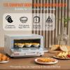 imageVEVOR 5IN1 Steam Oven Toaster 12L Convection Oven 1300W Steam Toaster Oven Countertop Combo with Grill Pizza Pan Gloves 2 Slices Toast 6inch Pizza Home and Commercial Use