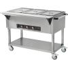imageVEVOR 5Pan Commercial Food Warmer 5 x 206QT Electric Steam Table 3750W Professional Buffet Catering Food Warmer with Acrylic Sneeze Guard Food Grade Stainless Steel Server for Party Restaurant3 Pan