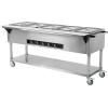imageVEVOR 5Pan Commercial Food Warmer 5 x 206QT Electric Steam Table 3750W Professional Buffet Catering Food Warmer with Acrylic Sneeze Guard Food Grade Stainless Steel Server for Party Restaurant5Pan