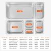imageVEVOR 5Pan Commercial Food Warmer 5 x 206QT Electric Steam Table 3750W Professional Buffet Catering Food Warmer with Acrylic Sneeze Guard Food Grade Stainless Steel Server for Party Restaurant4 Pot with Guard