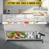 imageVEVOR 5Pan Commercial Food Warmer 5 x 206QT Electric Steam Table 3750W Professional Buffet Catering Food Warmer with Acrylic Sneeze Guard Food Grade Stainless Steel Server for Party Restaurant4 Well
