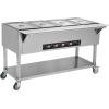 imageVEVOR 5Pan Commercial Food Warmer 5 x 206QT Electric Steam Table 3750W Professional Buffet Catering Food Warmer with Acrylic Sneeze Guard Food Grade Stainless Steel Server for Party Restaurant4 Pans